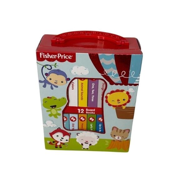 Fisher-Price - My First Library Board Book Block 12-Book Set - PI Kids - Picture 1 of 5